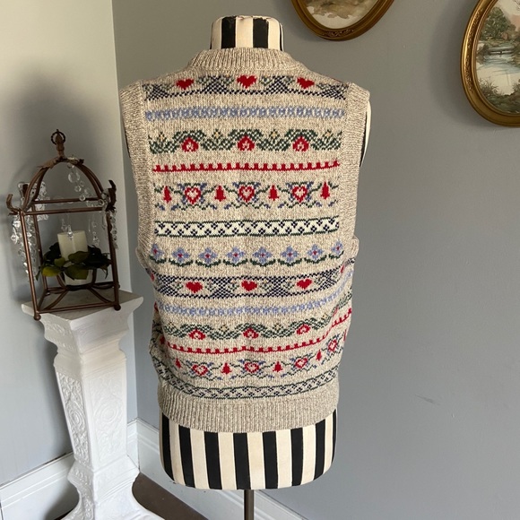 Vintage 1990s Eddie Bauer sweater vest - Picture 3 of 9
